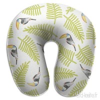 Travel Pillow Memory Foam U Neck Pillow for Lightweight Support in Airplane Car Train Bus - B07V2SFTLK